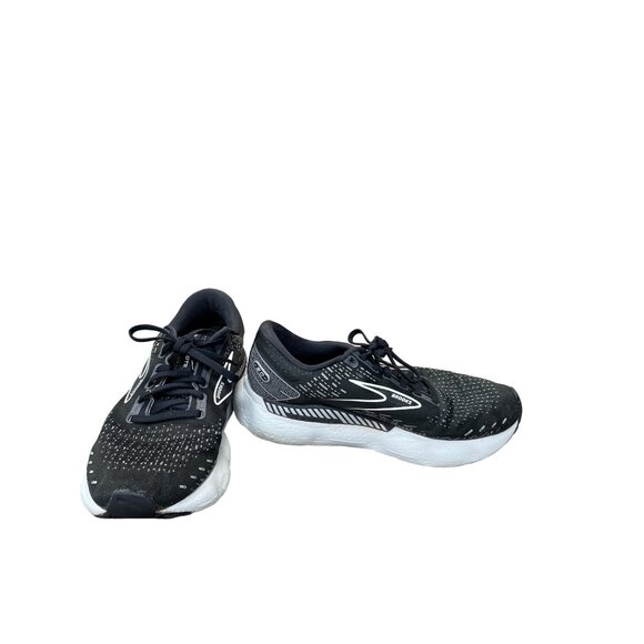 Brooks Glycerin GTS 20 womans black white running shoes sneakers size 8.5B SKU 9 - Picture 1 of 14